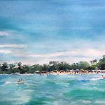 Playa los Totumos(50x70 cm )